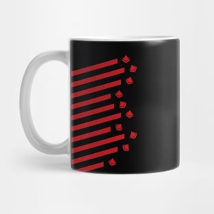 Red Dice Set of the Vampire Tabletop RPG Mug